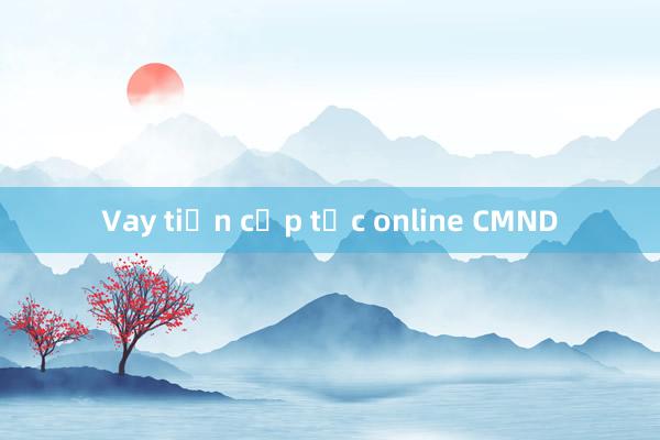 Vay tiền cấp tốc online CMND