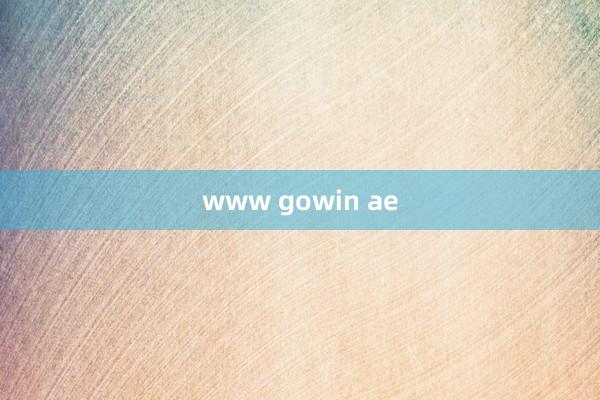 www gowin ae