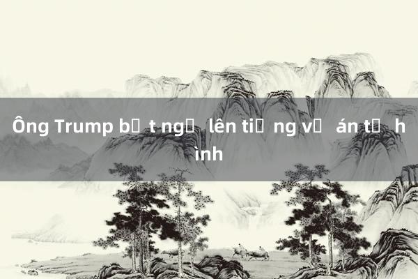 Ông Trump bất ngờ lên tiếng về án tử hình