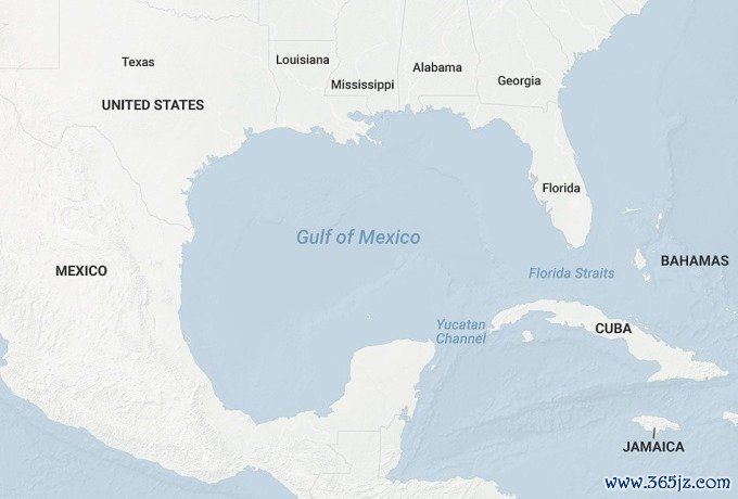 Vị trí Vịnh Mexico. Đồ họa: Geopolitical Futures