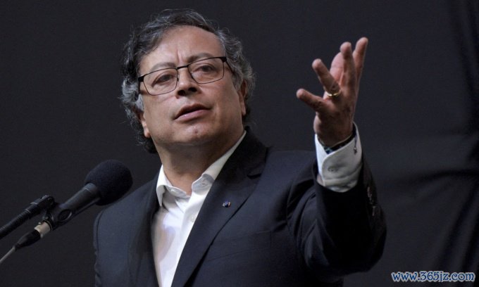 Tổng thống Colombia Gustavo Petro phát biểu tại thủ đô Bogota tháng 8/2023. Ảnh: Reuters